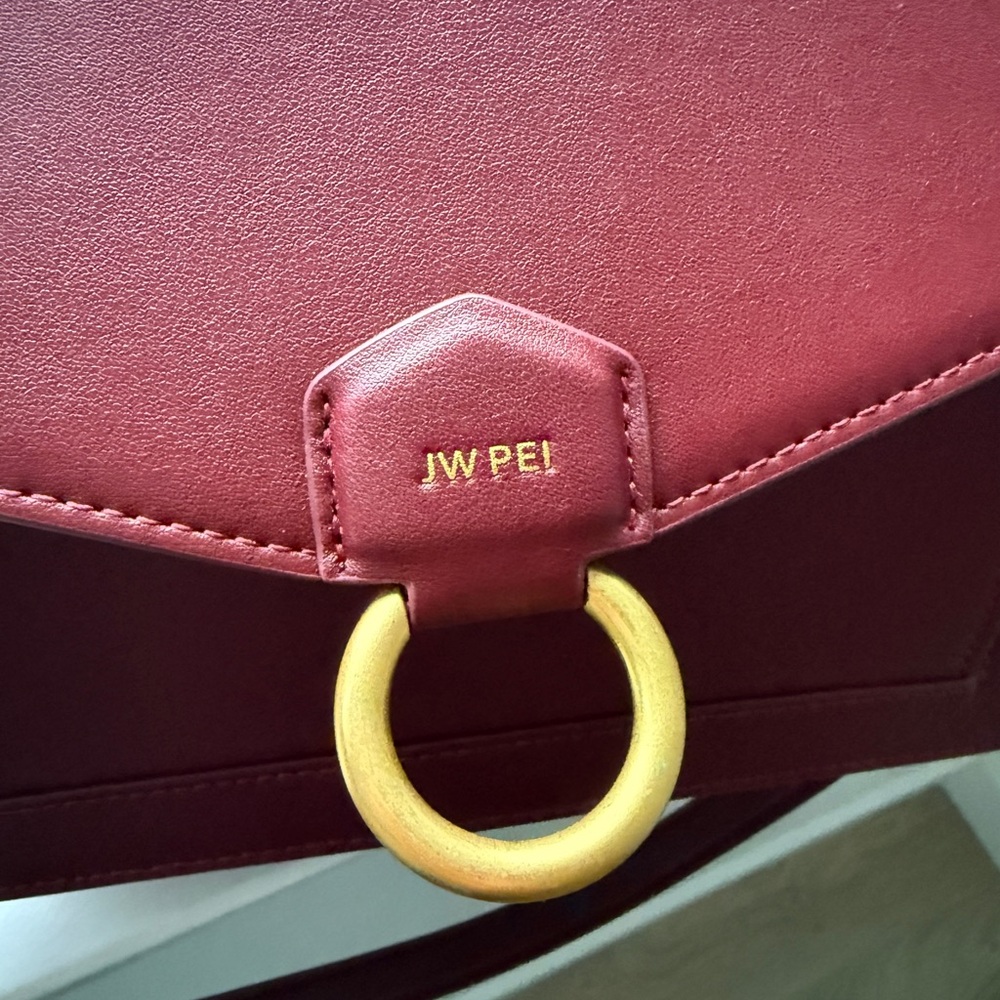 JW PEI Burgundy Crossbody Envelope Bag - Picture 6 of 6